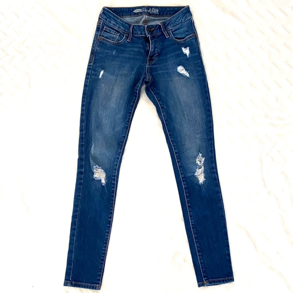Rockstar Distressed Skinny Jeans